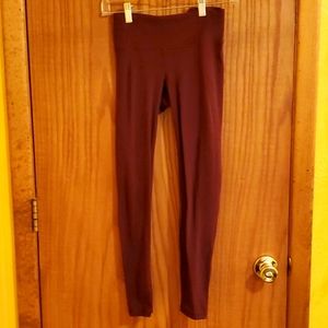 Prana 7/8 Transform Leggings XS Burgandy